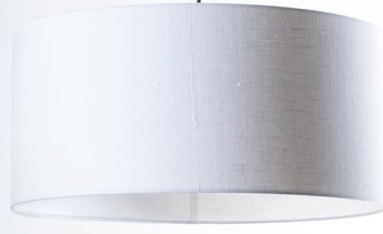 Gratis kleurstaal - Luxe Linnen Witte Lampenkap (Stylish)