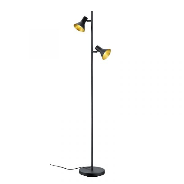 Industriele vloerlamp  met 2 spots - Seventy vloerlamp