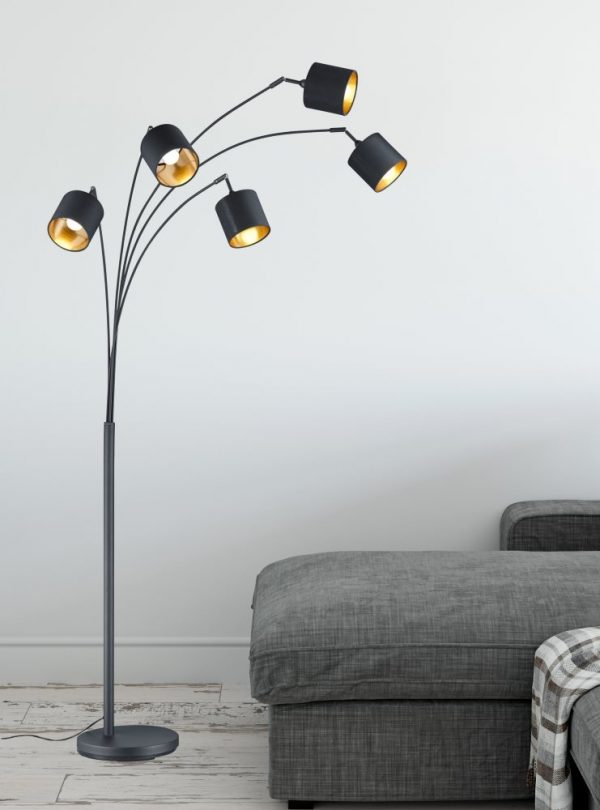 Vloerlamp met 5 lampen - Seventy Tree