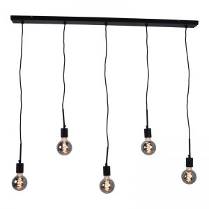 Bulby 5-lichts - Zwarte Hanglamp met meerdere lichtpunten
