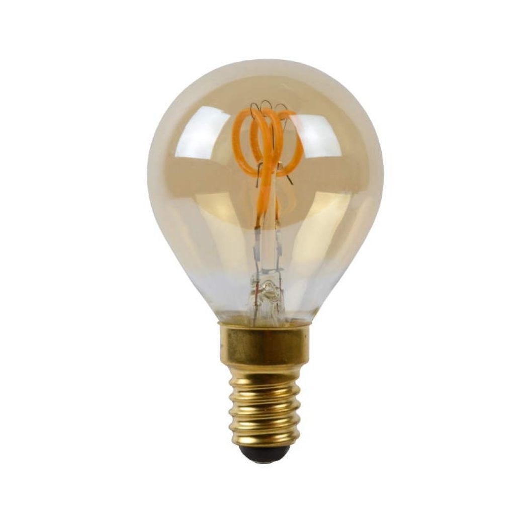 Kogel Led Lamp Spiraal Amber E14 Lucide 49046 03 62