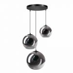 Glazen Hanglamp Rookglas - Peter 