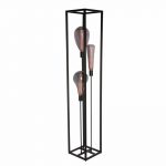 Industriele Vloerlamp Zwart Metaal | Cubic Strak