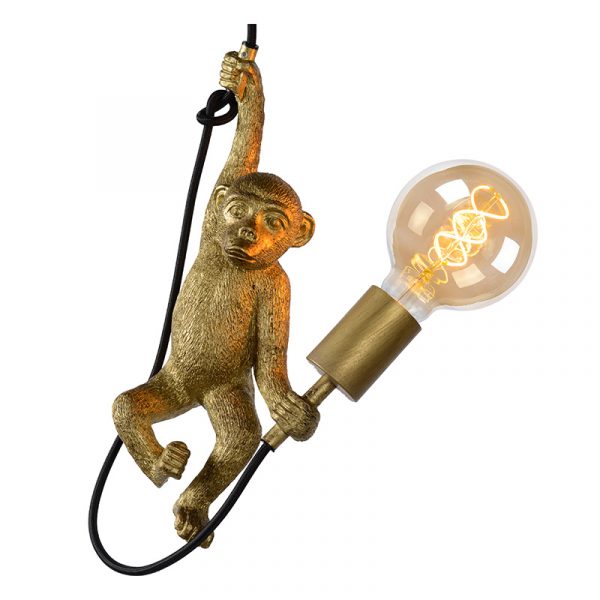 Monkey Hanglamp Zwart Goud