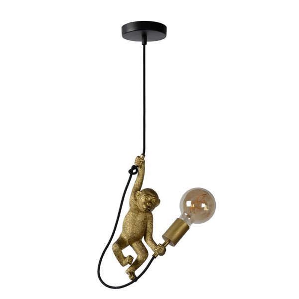 Monkey Hanglamp Zwart Goud