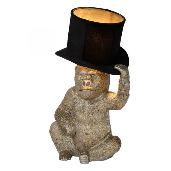 Monkey Hat Tafellamp Zwart Goud