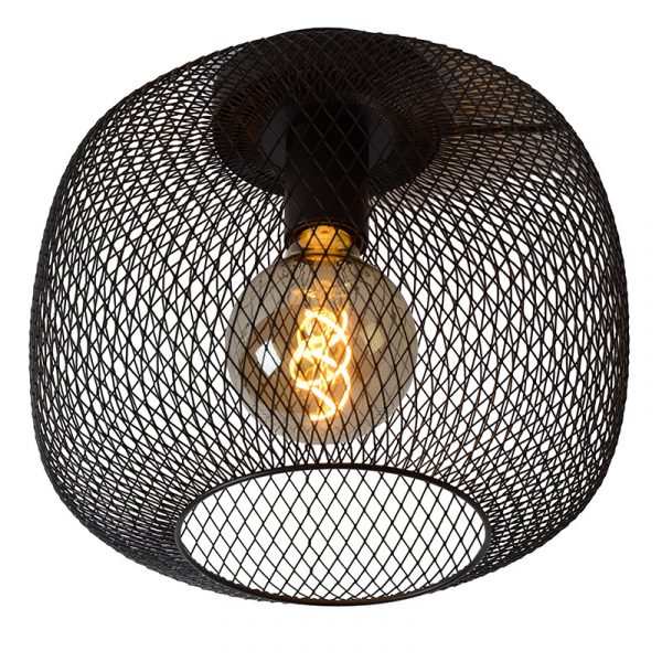 Cage Plafondlamp 30 cm Zwart