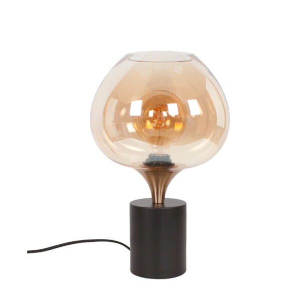 fresu-tafellamp-amber-brons2
