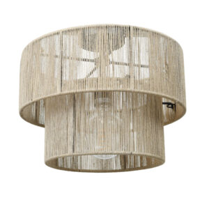 morris-plafondlamp-jute-33cm-lampencompleet