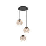 Alhabia Hanglamp 3-Lichts - Zwart/Zand