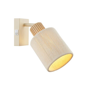 arjan-spot-1-lichts-beige-hout-lampencompleet